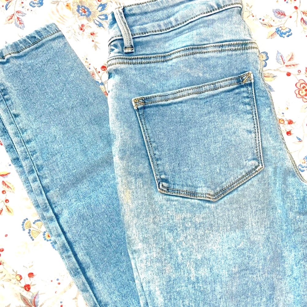Maurices Light Blue Skinny Jeans